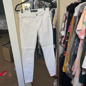 Express white jeans/Jeggings mid rise